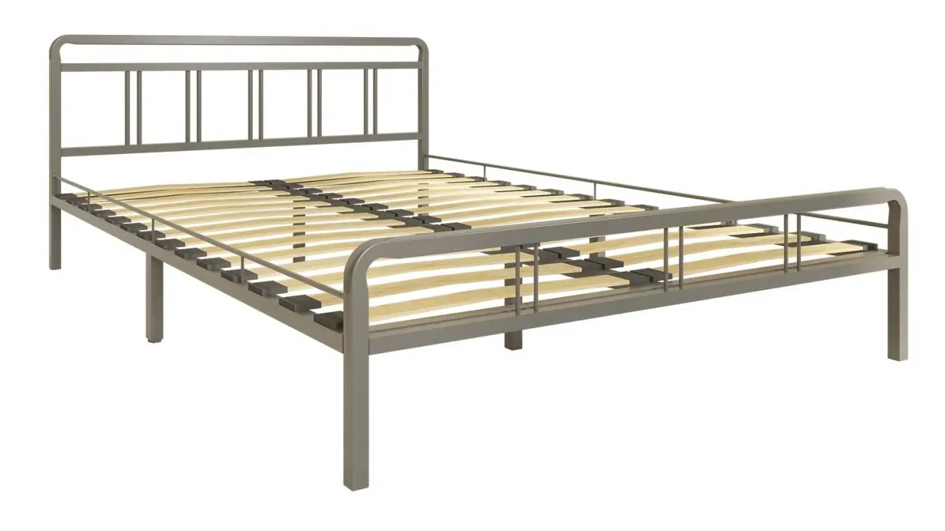 Металлическая кровать Avinon, цвет серый Askona фотография товара - 3 - большое изображение